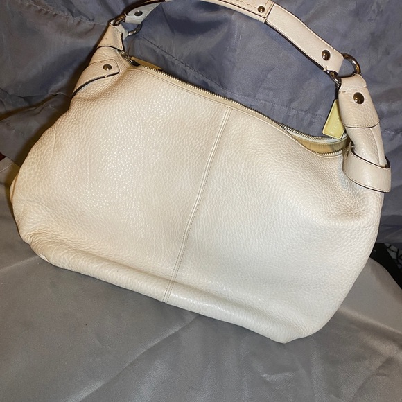 COACH Pebbled Leather Zipper Hobo Bag - Picture 3 of 6